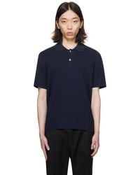 Jacquemus - ネイビー Le Polo Maille ニットポロシャツ - Lyst