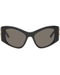 Balenciaga - Black Dynasty Xl D-frame Sunglasses - Lyst