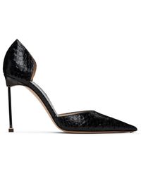 Tom Ford - Semi Shiny Printed Python Spire D'Orsay Heels - Lyst