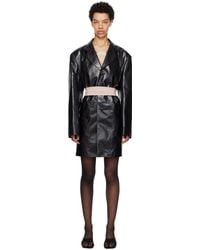 MM6 by Maison Martin Margiela - シングルブレスト レザージャケット - Lyst