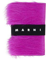 Marni - Pink Tri-fold Wallet - Lyst