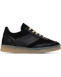 MM6 by Maison Martin Margiela - Leather Court Sneakers - Lyst