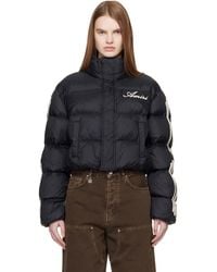 Amiri - Bones Cropped Down Jacket - Lyst