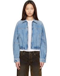 Agolde - Dixon Denim Bomber Jacket - Lyst