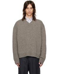 Maison Margiela - V-Neck Sweater - Lyst