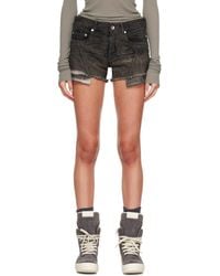 Rick Owens - Tower Lana Cut Offs Denim Shorts - Lyst