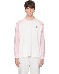 Aape By A Bathing Ape - 'Aapenow' Heart Moonface Long Sleeve T-Shirt - Lyst