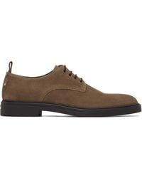 BOSS - Suede Derbys - Lyst