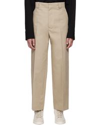 Fear Of God - Beige Relaxed-fit Trousers - Lyst