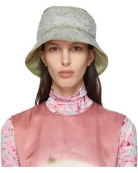 Kara - Ssense Exclusive Crystal Mesh Bucket Hat - Lyst