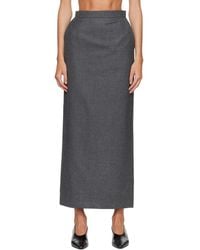 R2W - Melonia Wool Maxi Skirt - Lyst