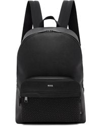 BOSS - ブラック ロゴ刻印 バックパック - Lyst