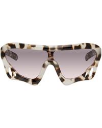FLATLIST EYEWEAR - Tortoiseshell Sp5der Edition Beetle Sunglasses - Lyst