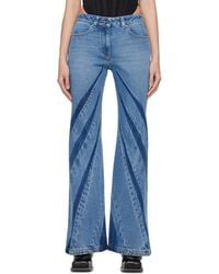 Dion Lee - Blue Darted Jeans - Lyst