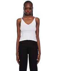RE/DONE - White Hanes Edition Tank Top - Lyst