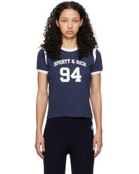 Sporty & Rich - Sr '94' Sports T-shirt - Lyst