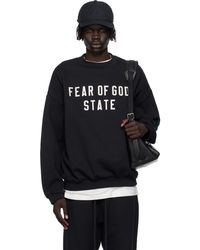 Fear Of God - 90S Fit Fleece Crewneck Sweatshirt - Lyst