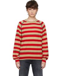 PS by Paul Smith - Pull rouge et à rayures - Lyst