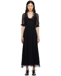 Anna Sui - Sheer Maxi Dress - Lyst