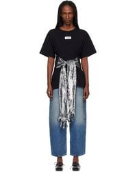 MM6 by Maison Margiela - Cotton Gloves T-Shirt - Lyst
