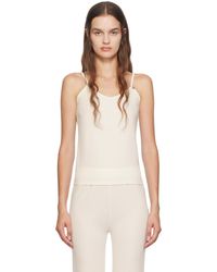 BOSS - Off- Embroidered-Logo Tank Top - Lyst