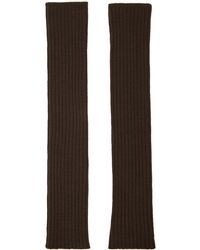 Rick Owens - Ribbed Arm Warmers - Lyst
