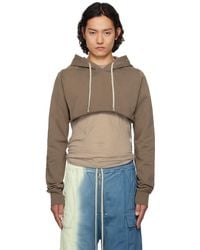 Rick Owens - Hollywood Cropped Hoodie - Lyst
