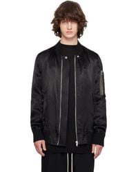 Rick Owens - Temple Classic Flight Bomber Jacket - Lyst