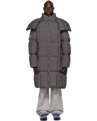 MM6 by Maison Martin Margiela - Ssense Exclusive Gray Chenpeng Edition Down Coat - Lyst