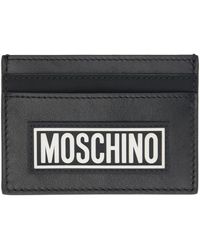 Portefeuilles et porte-cartes Moschino pour homme | Réductions en ligne  jusqu'à 40 % | Lyst