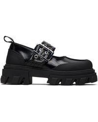 Ganni - Cleated Ballerina Box Loafers - Lyst