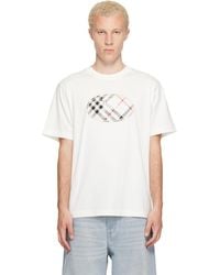 Burberry - Check Knight Stamp Cotton T-Shirt - Lyst
