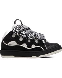 Lanvin - Bicolor Curb Sneakers - Lyst