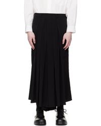 Yohji Yamamoto - Ta Tuxedo Hakama Trousers - Lyst