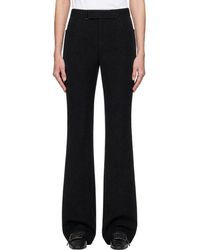 Balmain - Grain De Poudre Tailored Trousers - Lyst