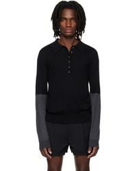 Entire studios - Split Sleeve Polo - Lyst