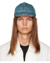 Song For The Mute - Embroide Denim Cap - Lyst