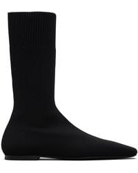 TOTEME - Knit Sock Boots - Lyst