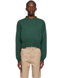 Marni - Green Cropped Sweater - Lyst