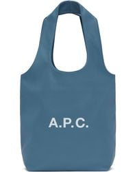 A.P.C. - ブルー スモール Ninon トートバッグ - Lyst