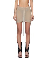 Rick Owens - Taupe Hollywood Bud Shorts - Lyst
