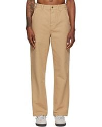 Merz B. Schwanen - Cotton Canvas Straight Leg Trousers - Lyst