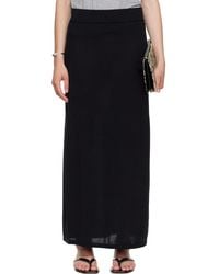 TOTEME - Long Knit Maxi Skirt - Lyst
