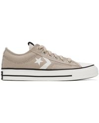 Converse - Baskets star player 76 taupe - Lyst