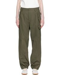 Maison Margiela - Khaki Twill Cargo Pants - Lyst