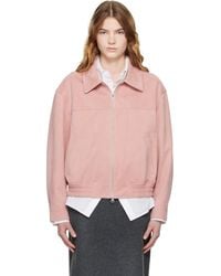 DUNST - Collared Faux-Suede Jacket - Lyst
