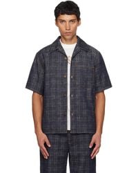 Burberry - Denim Check Shirt - Lyst