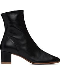 BY FAR - Sofia Leather Ankle Boots - Lyst