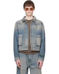 Reese Cooper - Washed Trucker Denim Jacket - Lyst