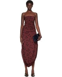 Proenza Schouler - Burgundy Nayara Maxi Dress - Lyst